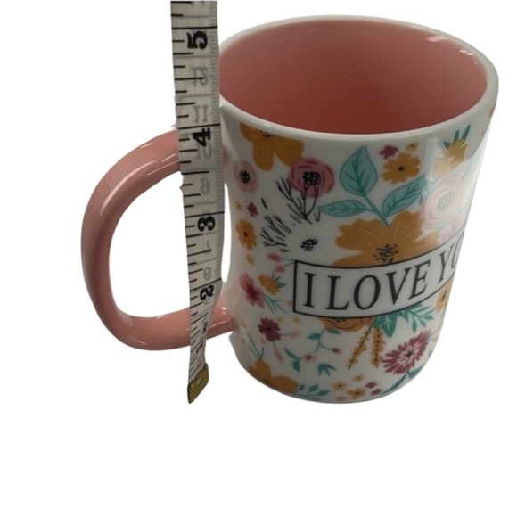 Express Your Love: Grandma Gift: I LOVE YOU GRANDMA Floral Ceramic Coffee Mug - Picture 6 of 7